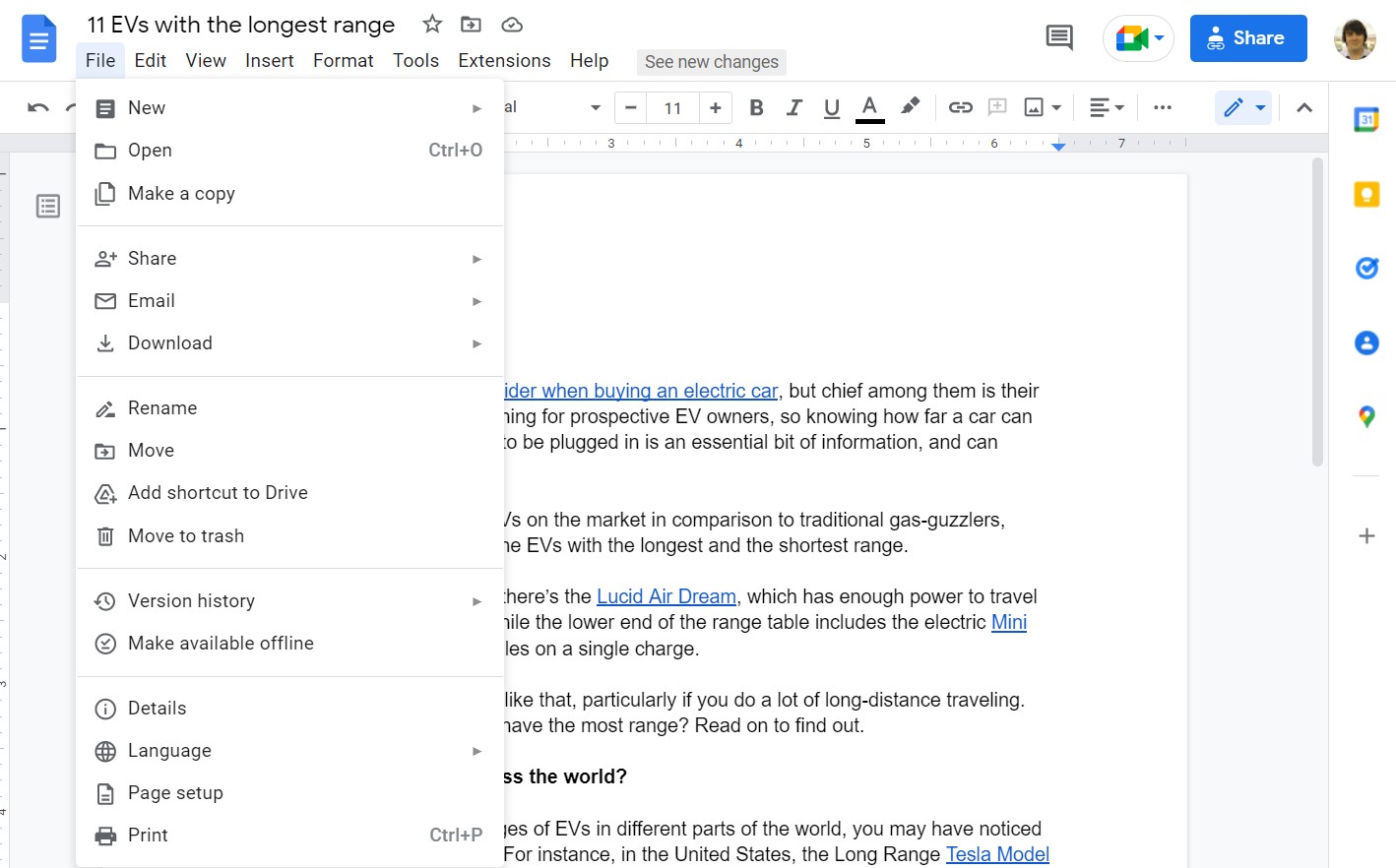 Reorganiza tus listas de Google Docs