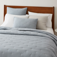 Washed Cotton Percale Quilt: was $169 now $49 @ West Elm