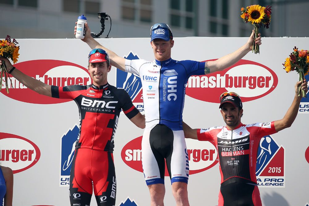 Stage 7 podium in Denver
