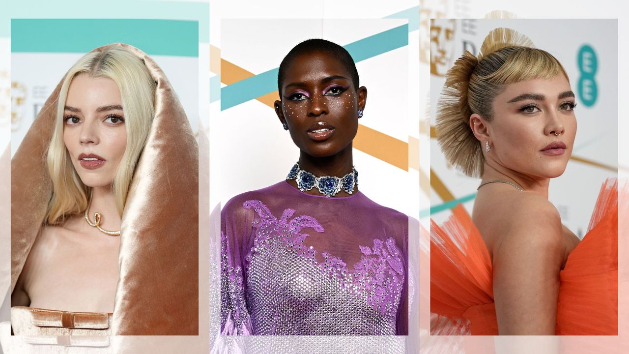 Anya Taylor Joy, Jodie Turner-Smith and Florence Pugh BAFTA 2023 beauty looks