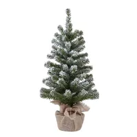 Homebase, 2ft Snowy Tabletop Christmas Tree (£9)