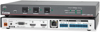 Extron Three Input Switcher with Integrated DTP Transmitter