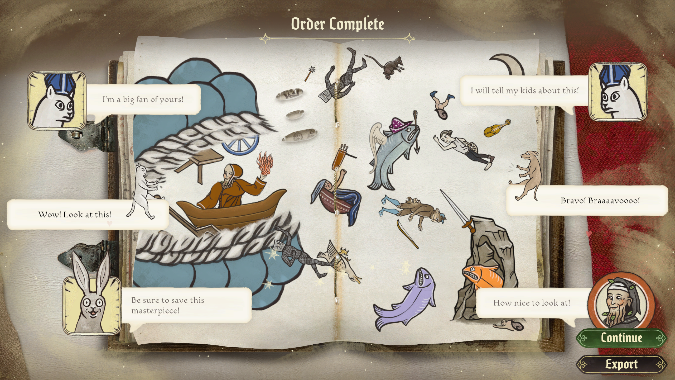 Scriptorium manuscript art