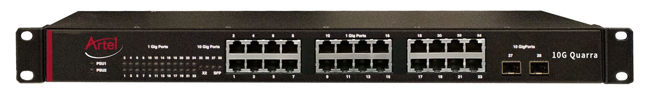 ArtelVideoSystems-Quarra-10G-PTP-Ethernet-Switch-Front