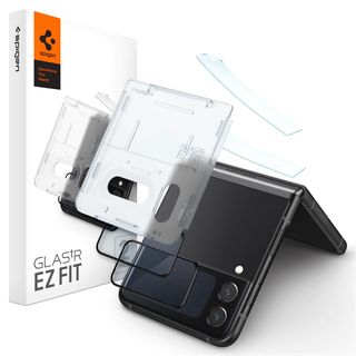 Spigen GlasTR EZ Fit Tempered Glass Screen Protector for Galaxy Z Flip 4 (2-Pack)