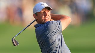 Rory McIlroy takes a shot during The Players Championship