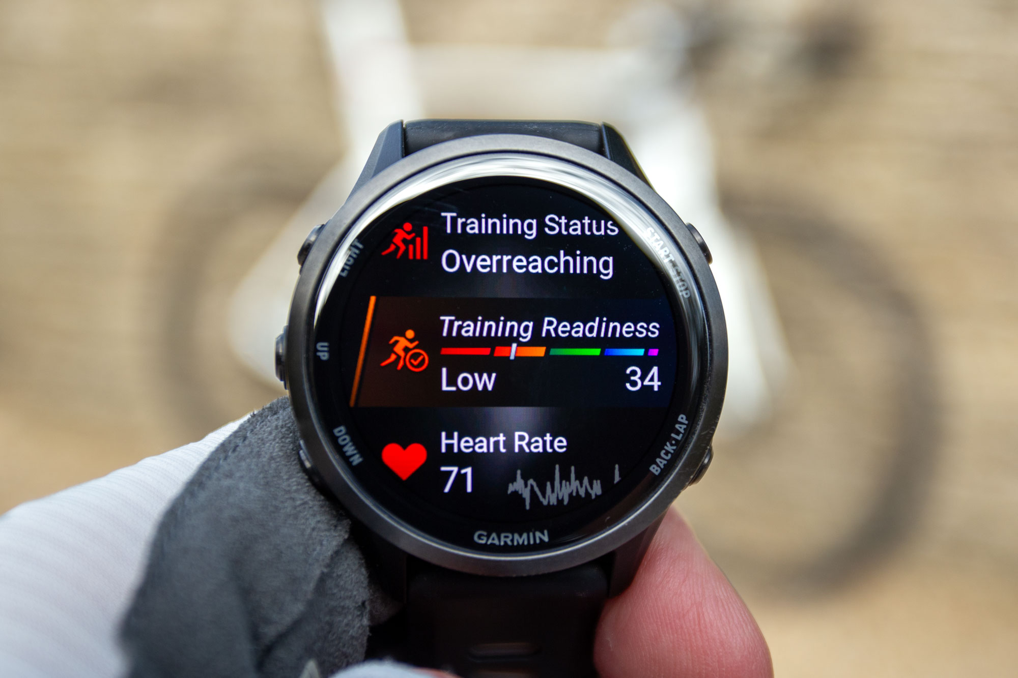 Garmin Forerunner 970 Glances screen