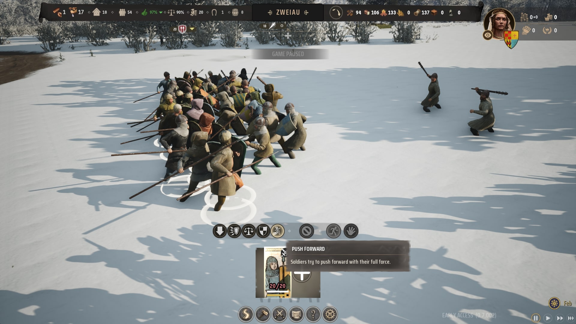 How to form a Manor Lords militia and settle things on the battlefield