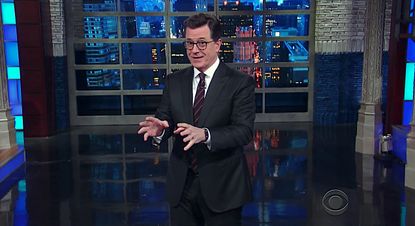 Stephen Colbert tackles Mike Pence and women