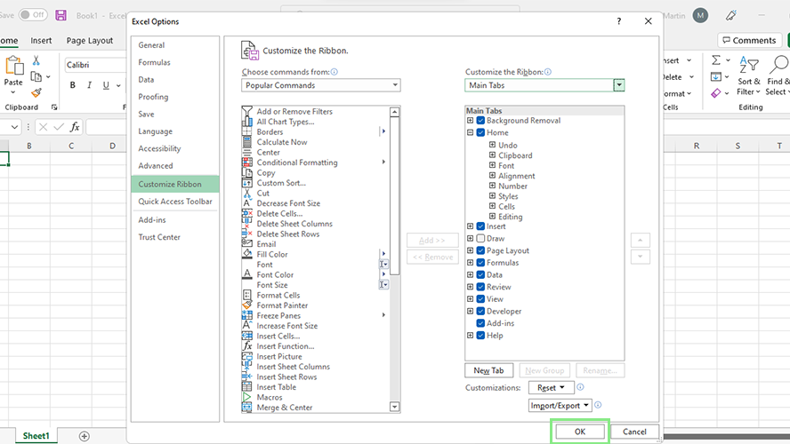 DELA DISCOUNT aRK55PhV5iubCjgxXUxvPP How to add the Developer Tab to Microsoft Excel DELA DISCOUNT  