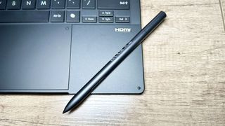 Asus Pen 2.0 placed on the Asus ProArt PX13