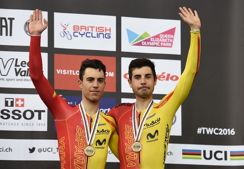 Sebastian Mora and Albert Torres (Spain) won bronze