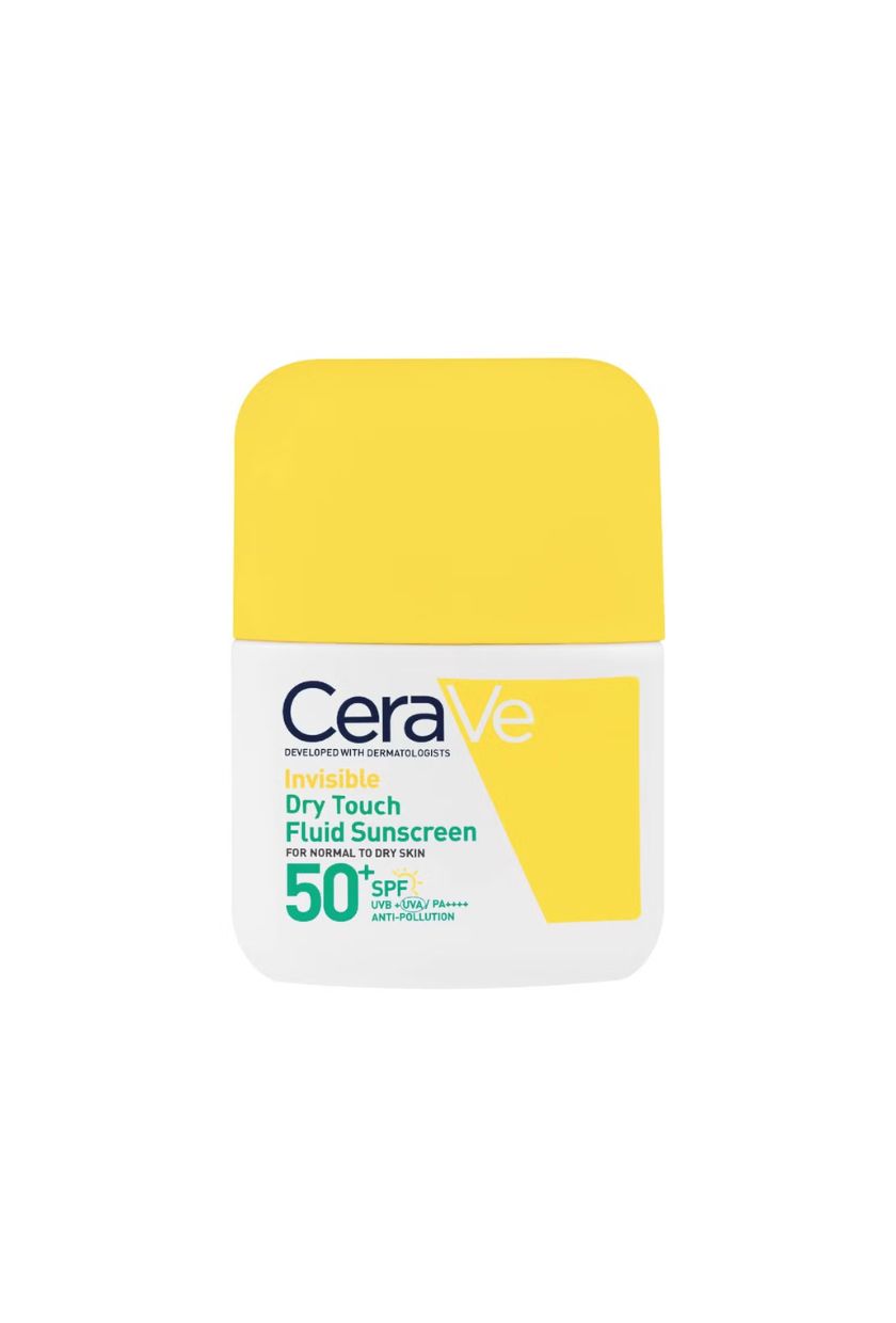 CeraVe, Invisible Dry Touch Fluid Sunscreen SPF 50