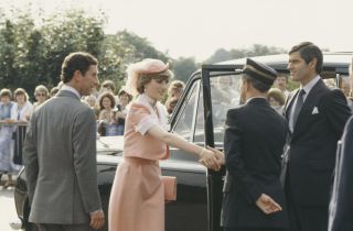 Princess Diana's honeymoon dress