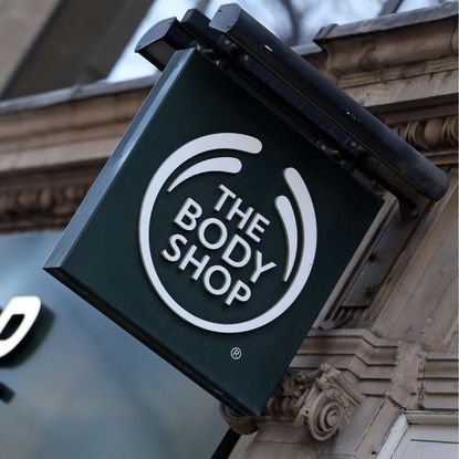 The Body Shop signage
