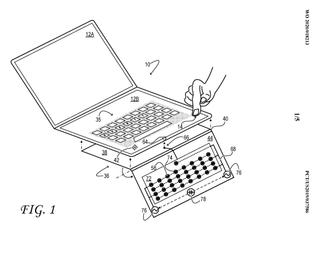 Microsoft keyboard patent filing