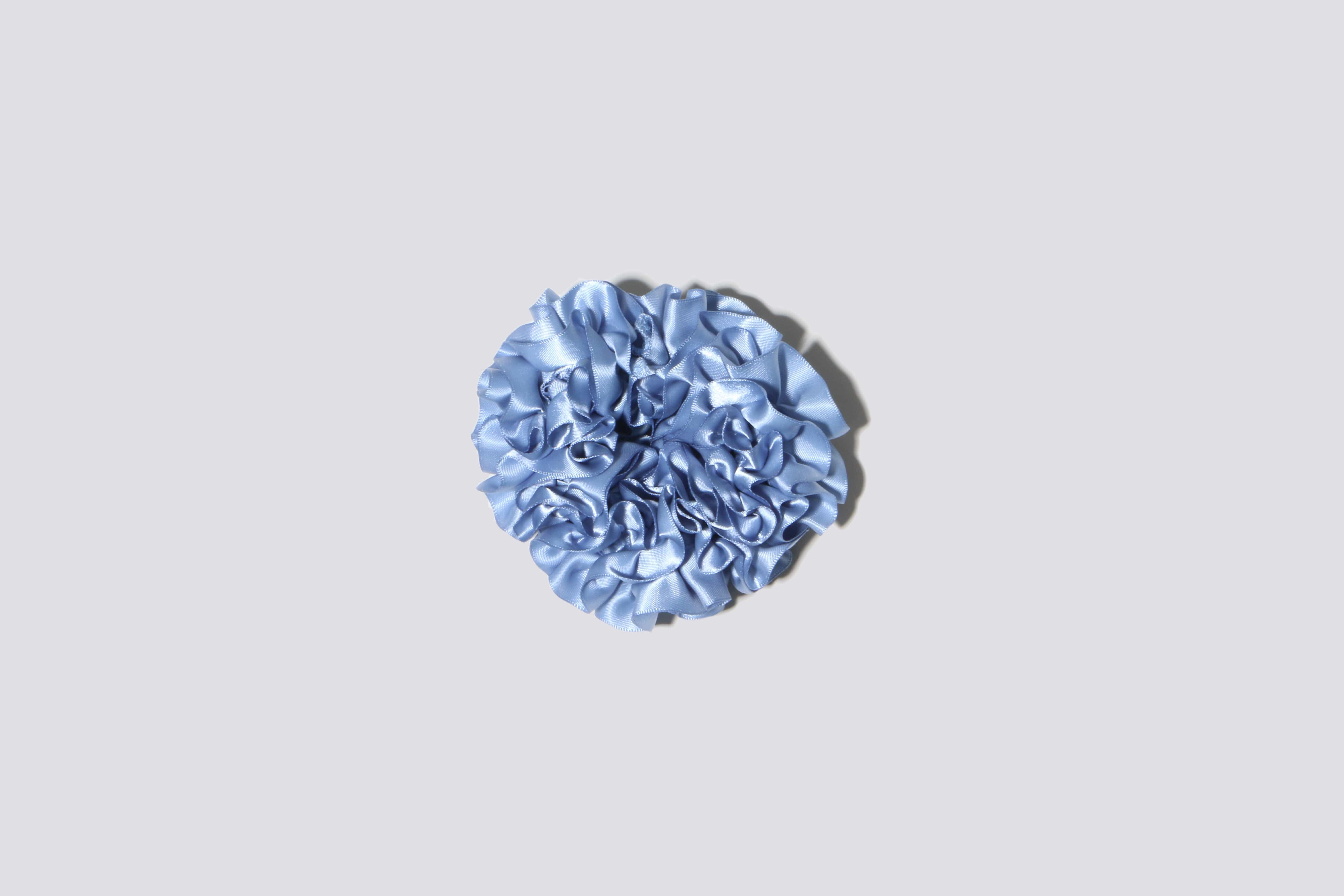 French Blue Carnation Scrunchie