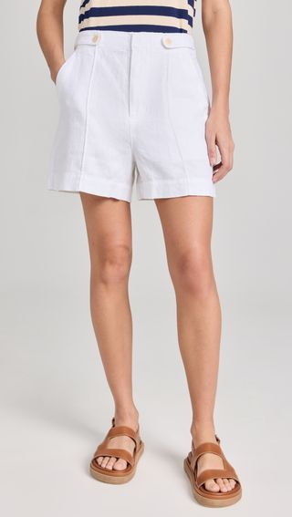 Refined Linen Clean Tab Shorts