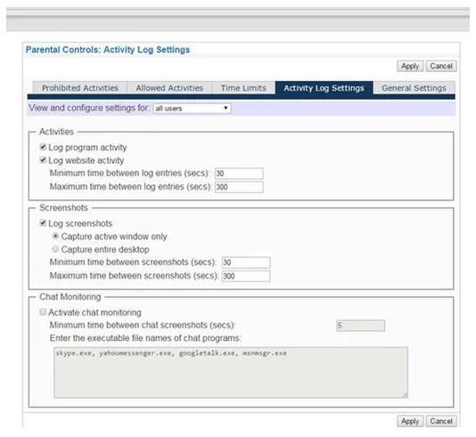 You can set how often Verity takes snap shots of the computer screen while it is monitoring so you have a visual report of exactly what your child is viewing online.