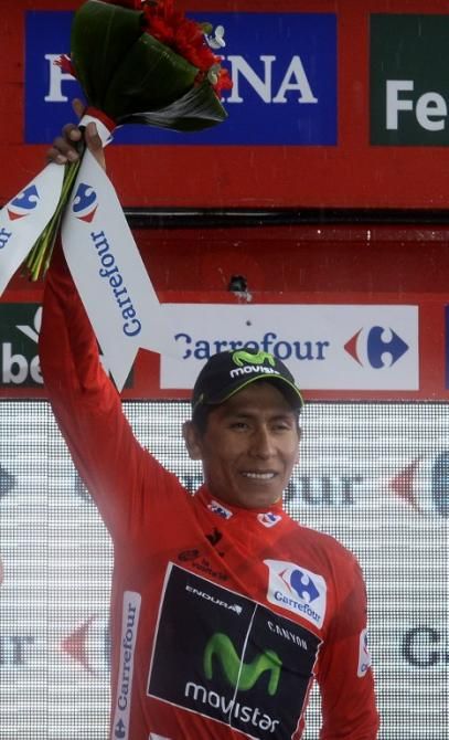Nairo Quintana (Movistar) leads the Vuelta after stage 9