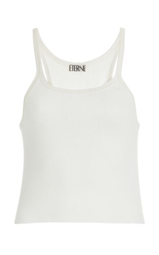 Ribbed Cotton Tank Top