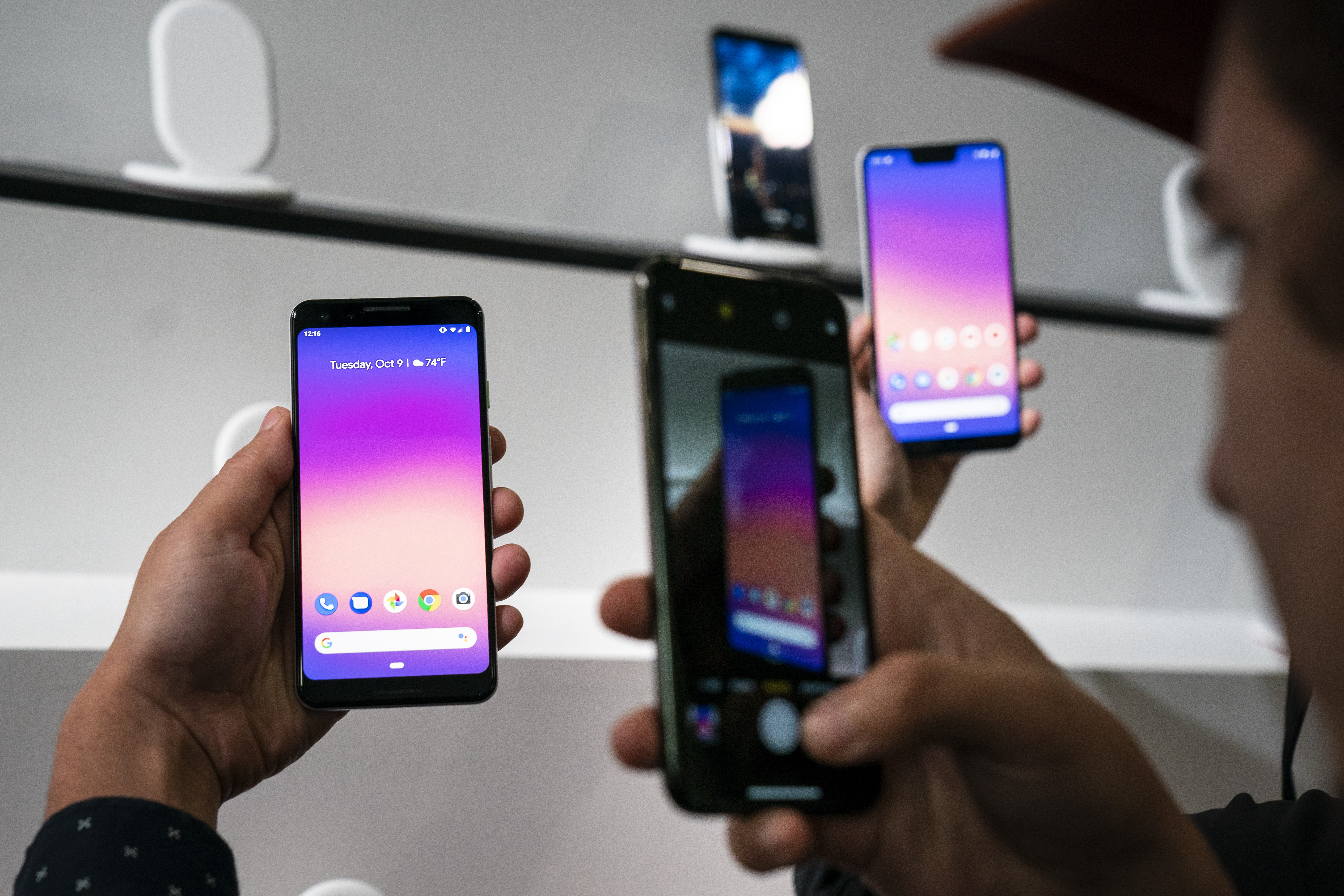 The new Google Pixel 3 smartphone