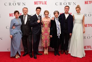 Greg Wise and the cast of Netflix The Crown