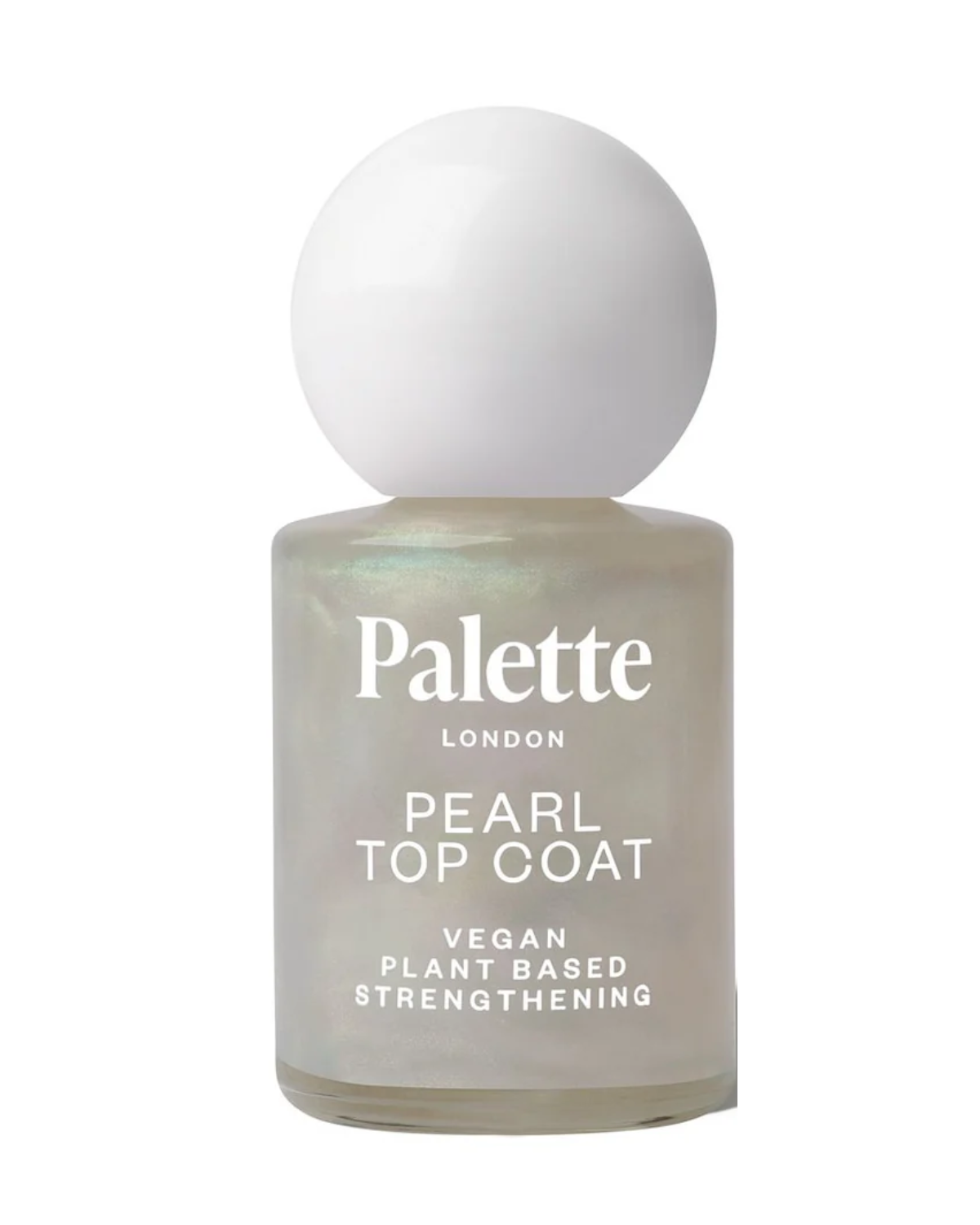 An image of a Palette top coat, which can be applied on your wedding nail designs. 