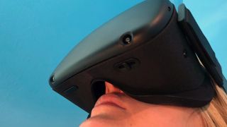 An image of the underside of the Oculus Quest
