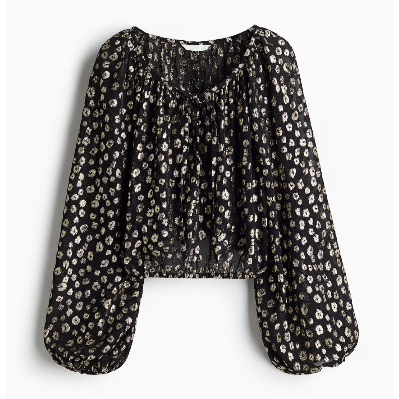 H&M, Jacquard-weave blouse