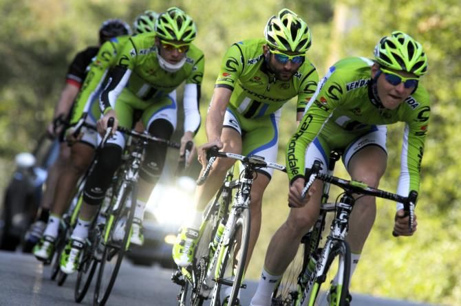 The Cannondale team train in the US ahead of the season start