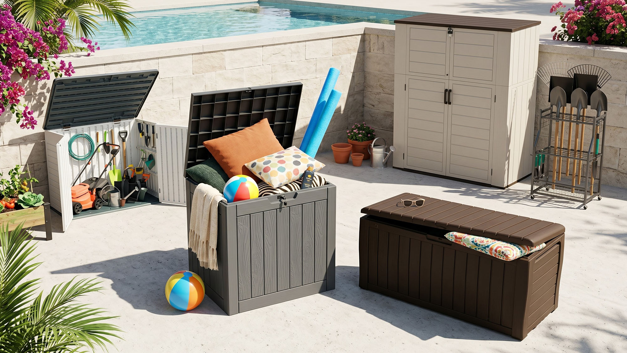 AI generated showcase of harden storage on sale for Amazon Prime Day