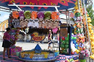 A shot of a fairground taken on the Nikon Z6III