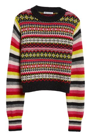 Molly Goddard Fair Isle Stripe Lambswool Sweater