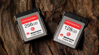 Manfrotto launches 128GB and 256GB Professional CFexpress Type B cards