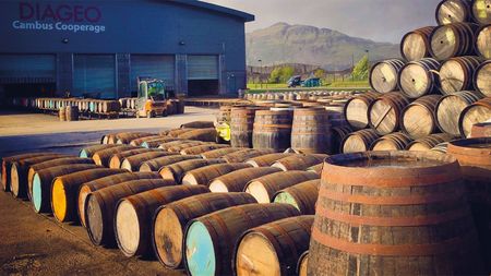 Whisky barrels