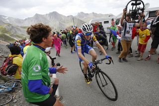 The Col du Galibier fans cheers on Dan Martin (Quick-Step Floors)