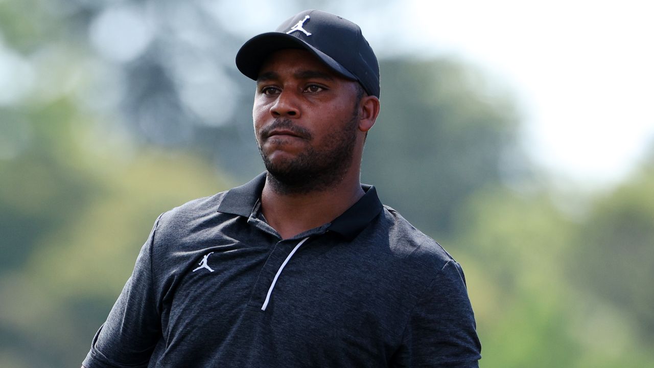 American Harold Varner III at the 2022 BMW Championship