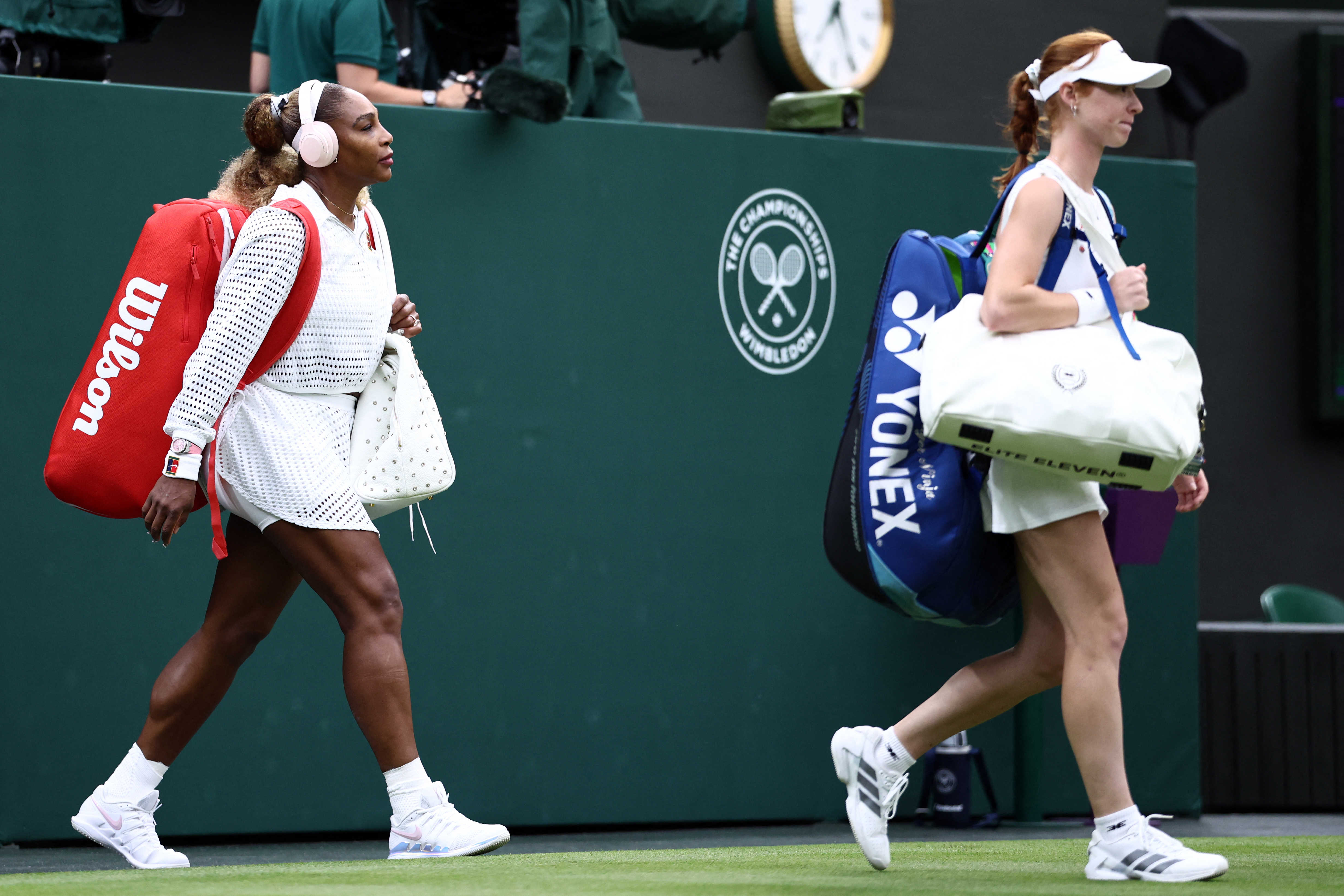 Serena Williams arrived at Wimbledon 2026 in a custom eyelet skirt set from Nike
