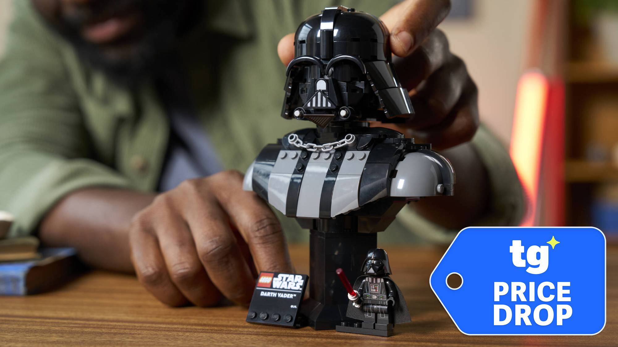 Lego Darth Vader Bust building set