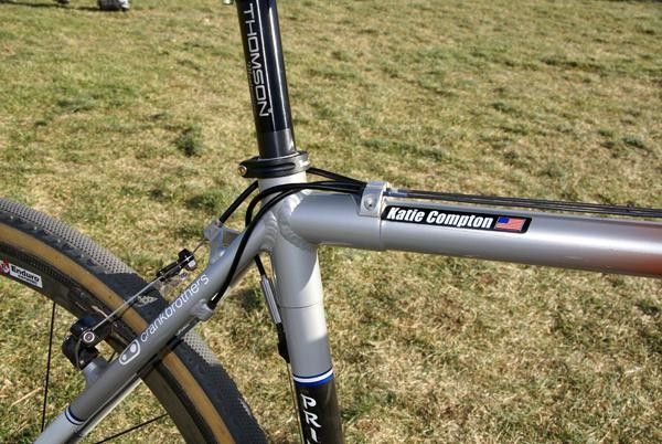 Aluminum ends are bonded to the carbon tubes and welded together.