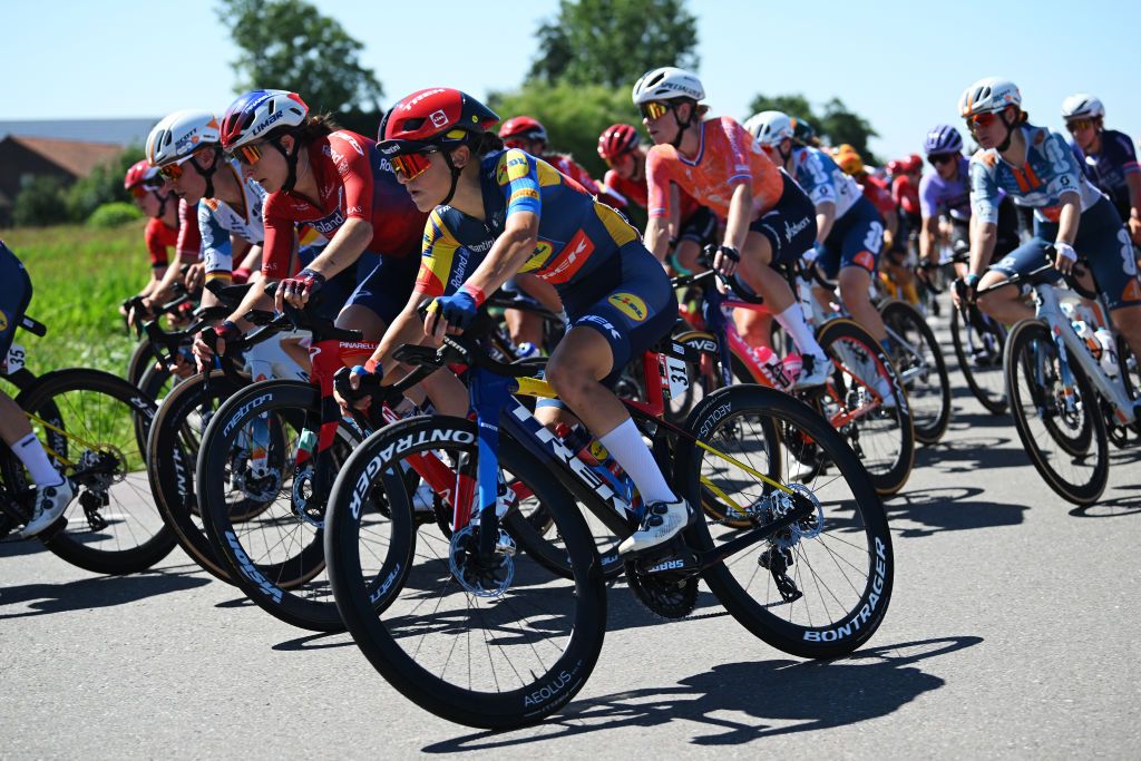 Gaia Realini at the Tour de France Femmes