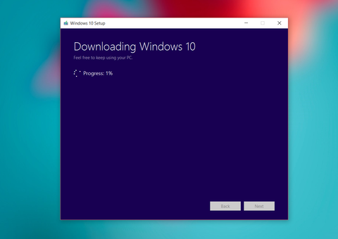 Use the Microsoft media creation tool to force the Windows 10 ...