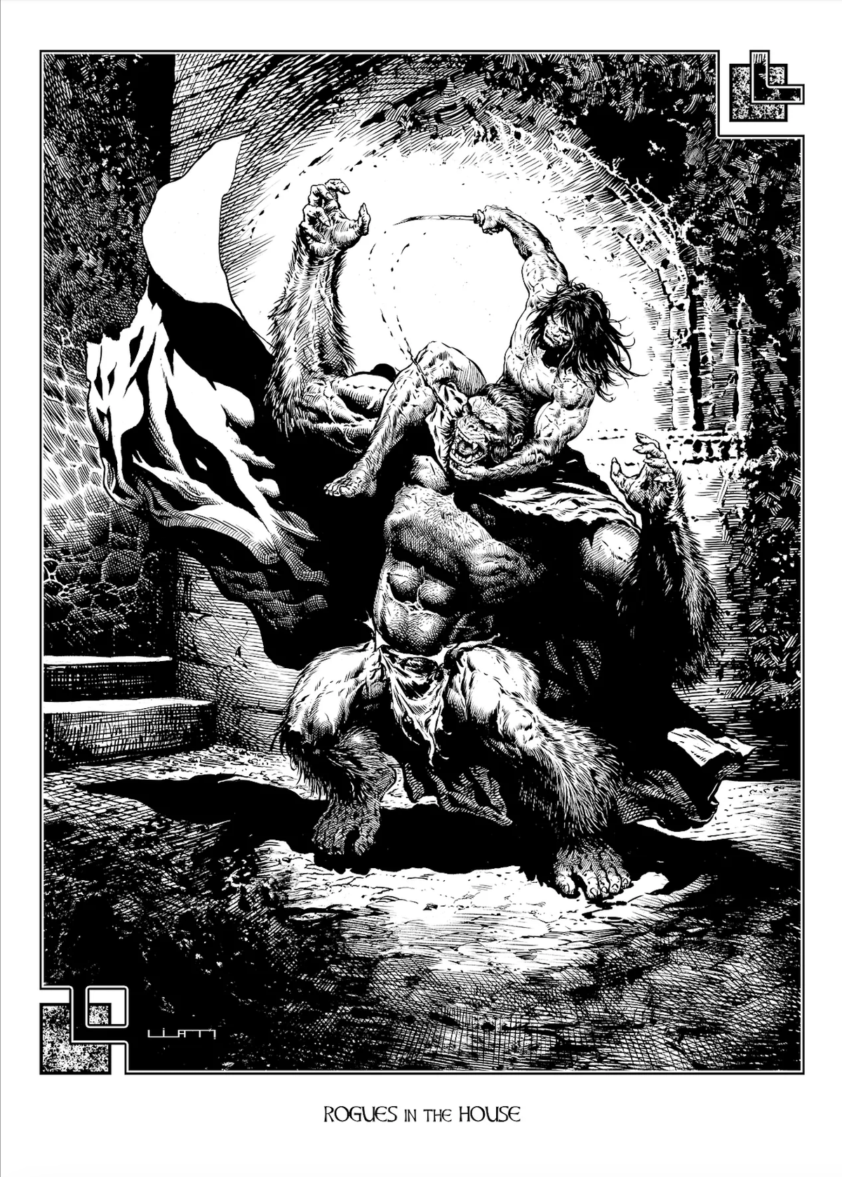Illustrations of Conan the Barbarian