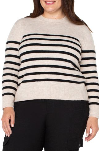 Stripe Crewneck Sweater