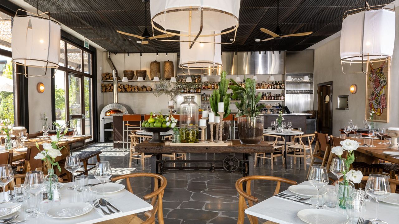 restaurant at pereh in the golan heights israel