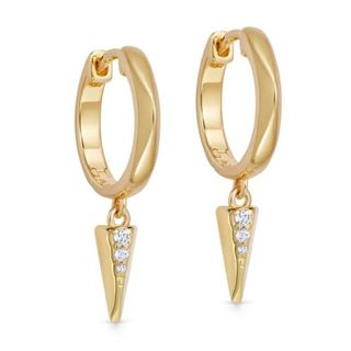 Astley Clarke Gold Deco Shard Drop Earrings