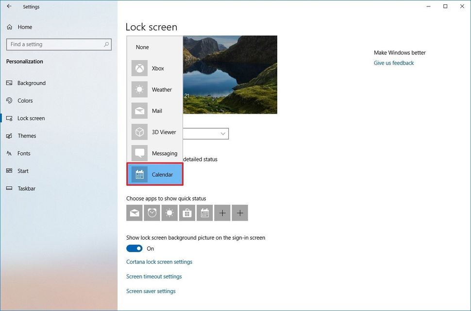 How To Customize The Lock Screen On Windows 10 Windows Central