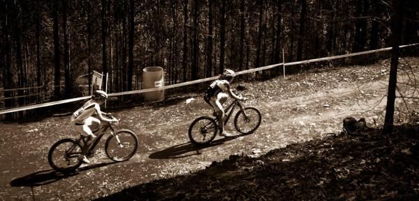 Candice Neethling on the cross country course.
