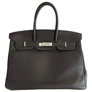 Birkin 35 Leather Handbag